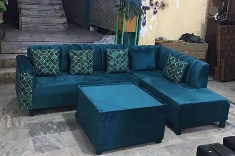 L Shaped - 5 seater sofa - modren sofa set - poshish sofa set 7