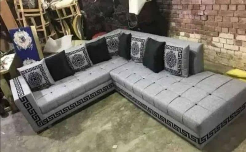 L Shaped - 5 seater sofa - modren sofa set - poshish sofa set 9