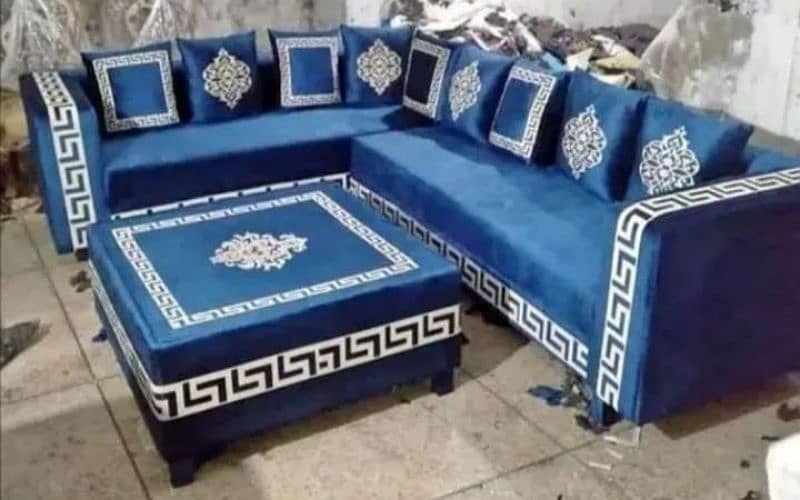 L Shaped - 5 seater sofa - modren sofa set - poshish sofa set 11