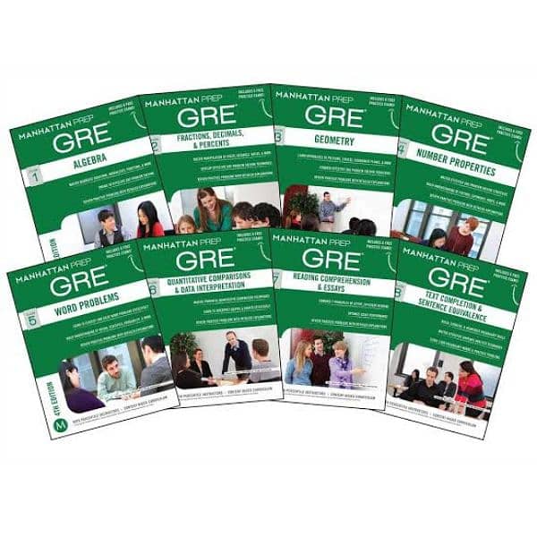 Manhattan Prep GRE Set of 8 Strategy Guides for Sale 0