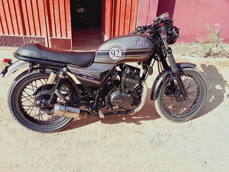 Hi speed infinity 150 cc cafe racer 2