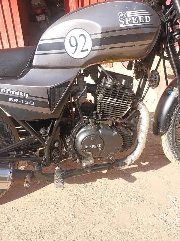 Hi speed infinity 150 cc cafe racer 4