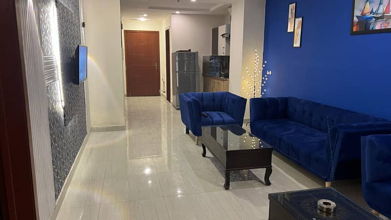 daily basis two bad aperment available for a rent in gullbreg greens islamabad 6