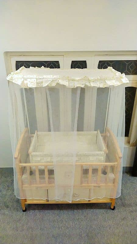 Wooden Baby Cot | Baby Bed 0