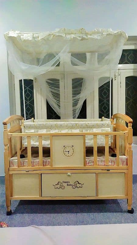 Wooden Baby Cot | Baby Bed 2