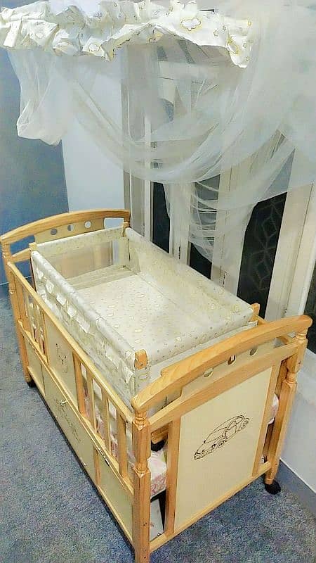 Wooden Baby Cot | Baby Bed 3