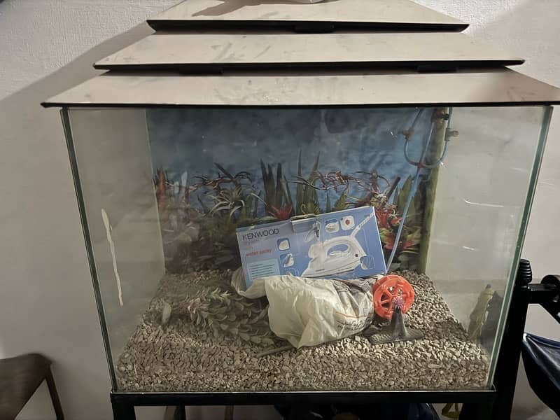 2 Feet Aquarium for sale will all accessories 0