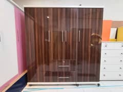 UV 3door almari/wood works/cupboard/wardrobe for sale/almarih/colorful