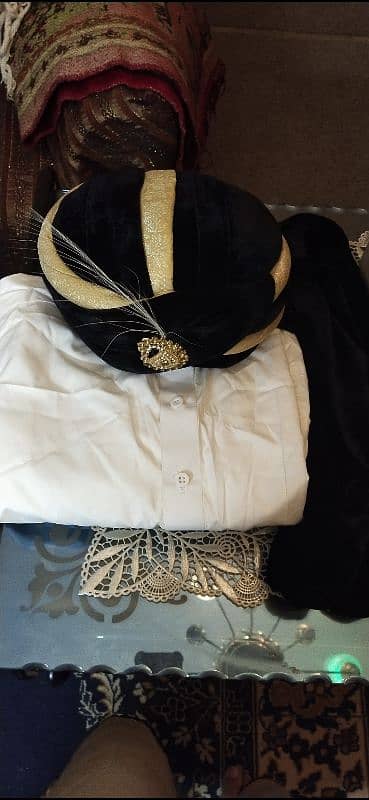 Black Velvet Sherwani 4