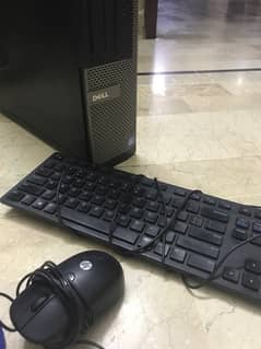 desktop with keyboard mouse 3rd generation