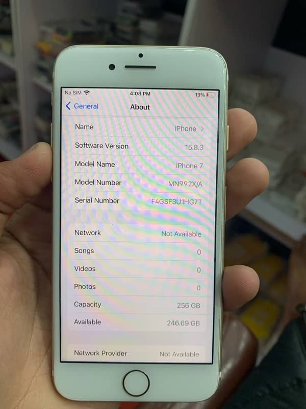 iPhone 7.256GB PTA Approved 3