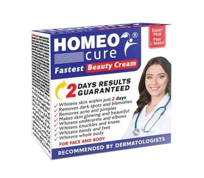 Homeo Cure  Whitening Beauty Cream For All Skins 3