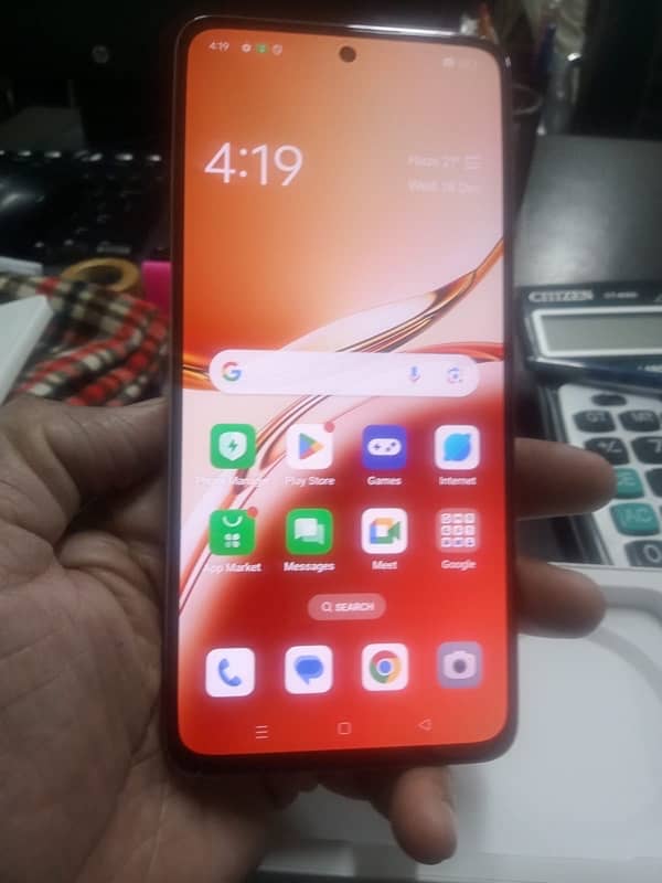 Oppo Reno 12F 12/256 Gb just box open keya aj whatspp 0302-9110544 3