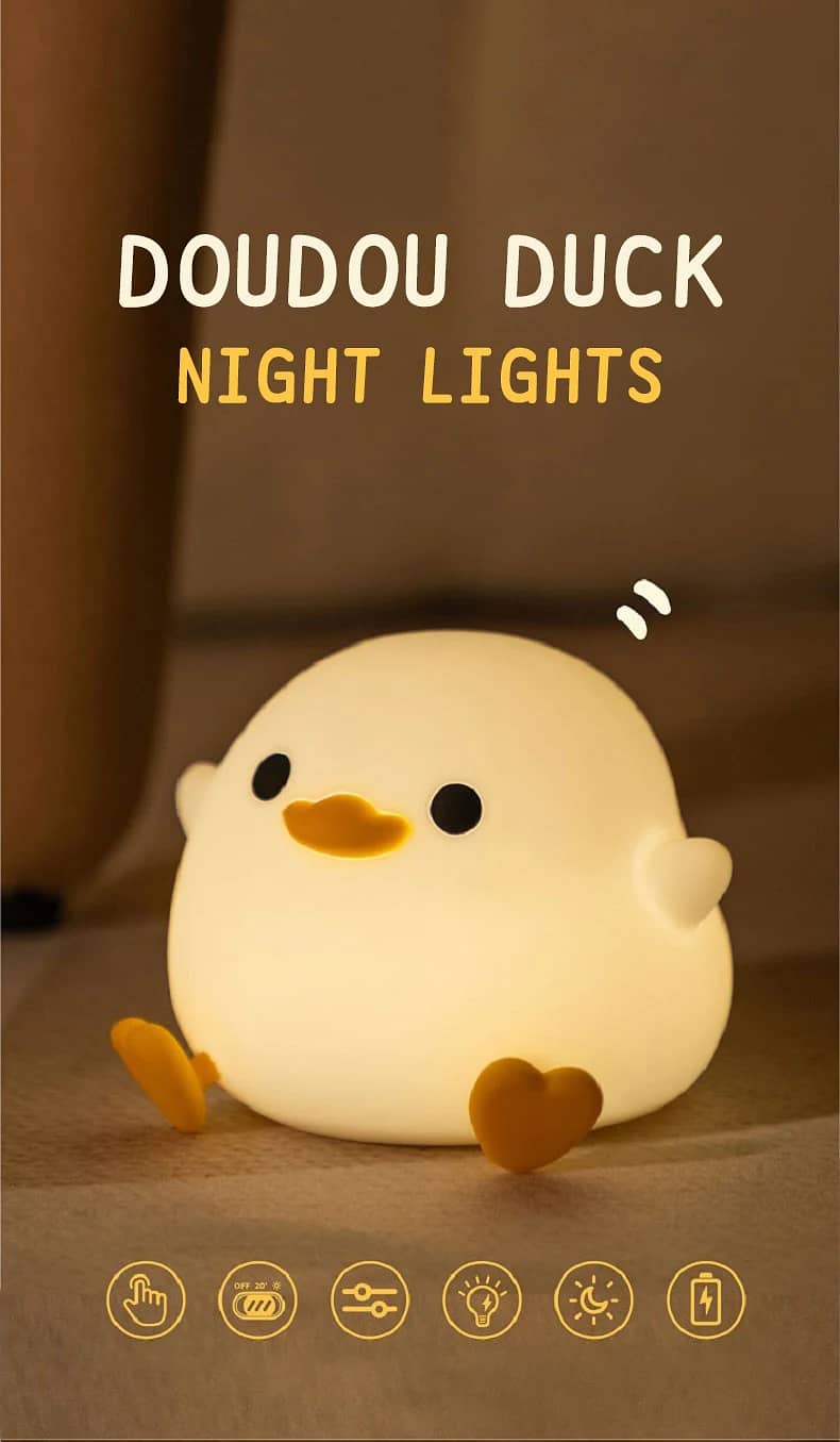 Adorable Dodou Duck Night Light – Your Perfect Bedtime Companion! 1