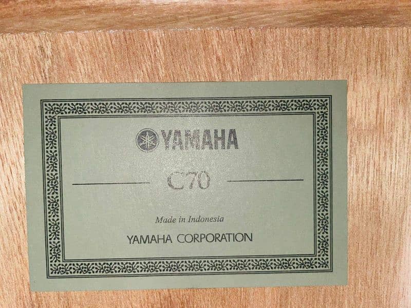 Yamaha guitar made in Indonesia 7