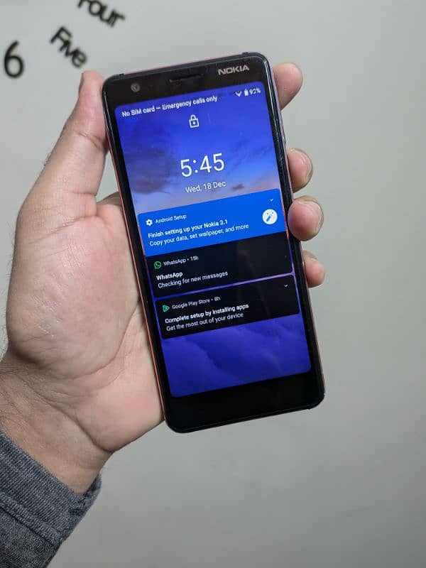 Nokia 3.1 all okay dual sim pta approved camera phone 0