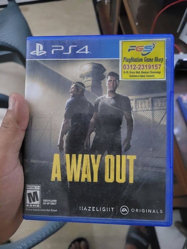 A way out ps4 game 0