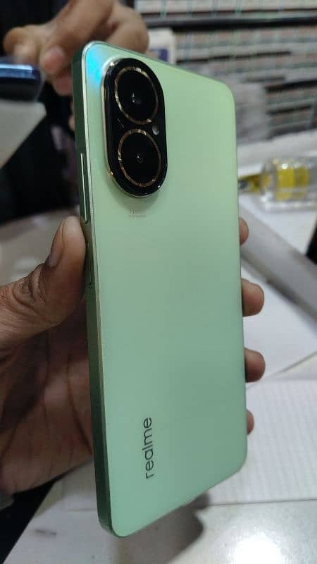 Realme c 67 new fone no. fault totel original box charger sath h 1