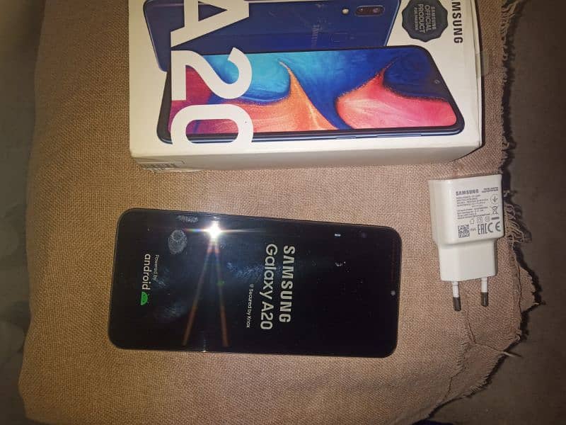 a20 Samsung  Mobile  with dabba box charger 2