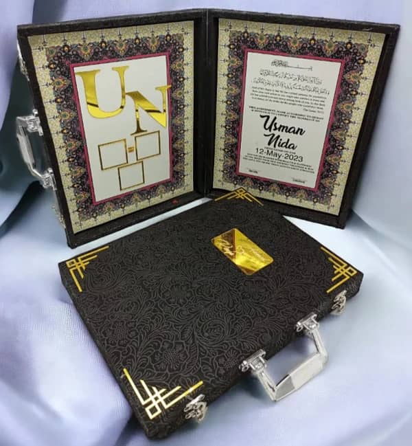 Customized Nikah Certificates Sale , Wedding cards with Home Delivery 0