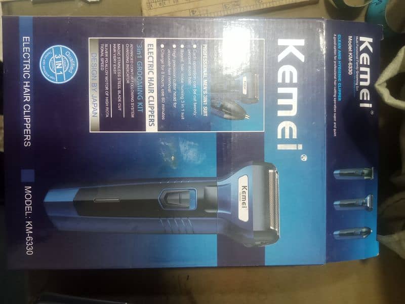 Original Kemei KM-6330 3 in 1 Professional Hair Trimmer 6