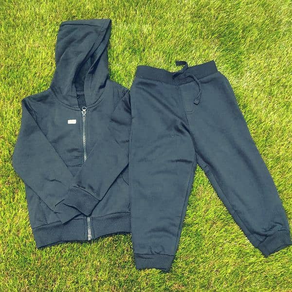 kid's branded fleece track suits 1