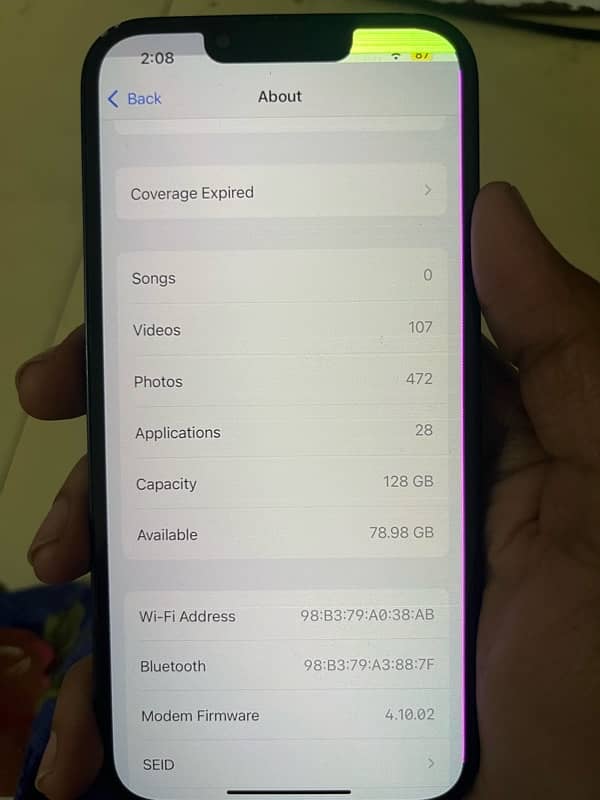 iphone 13 jv 128 gb (read discription) 7