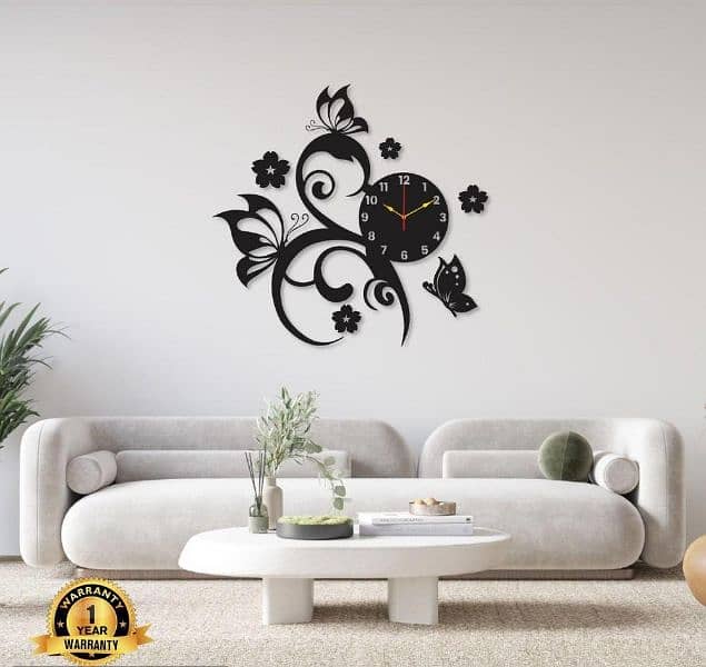 40+ Beautiful Laminated Wall Clock Designs With Backlight 11