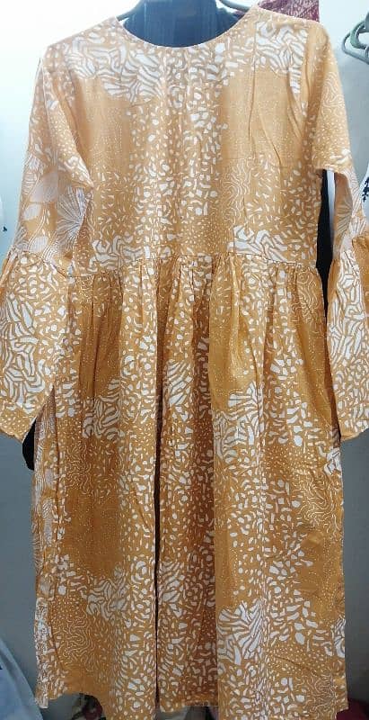 BTW  stitched women frock style kurta 1