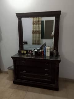 Sheesham Wood Dressing Table with Mirror