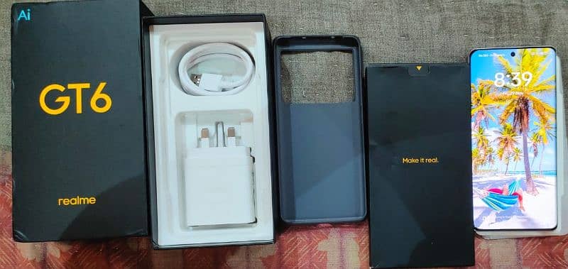 Realme gt 6 16 512 full warranty full box 10by10 1