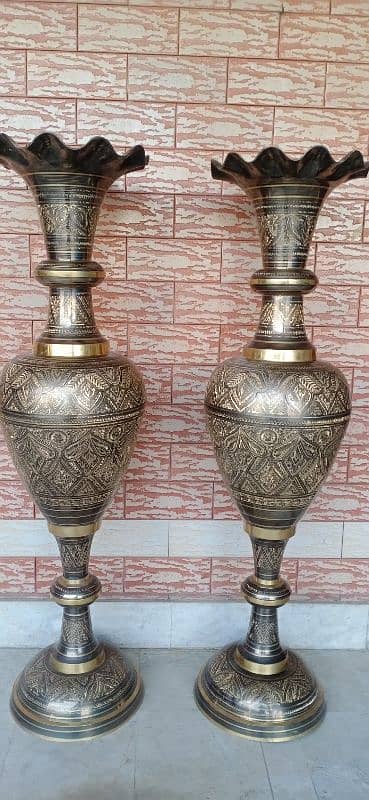 New Antique Brass made crafted vases 0