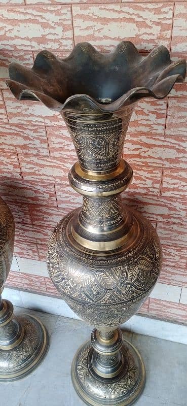 New Antique Brass made crafted vases 2