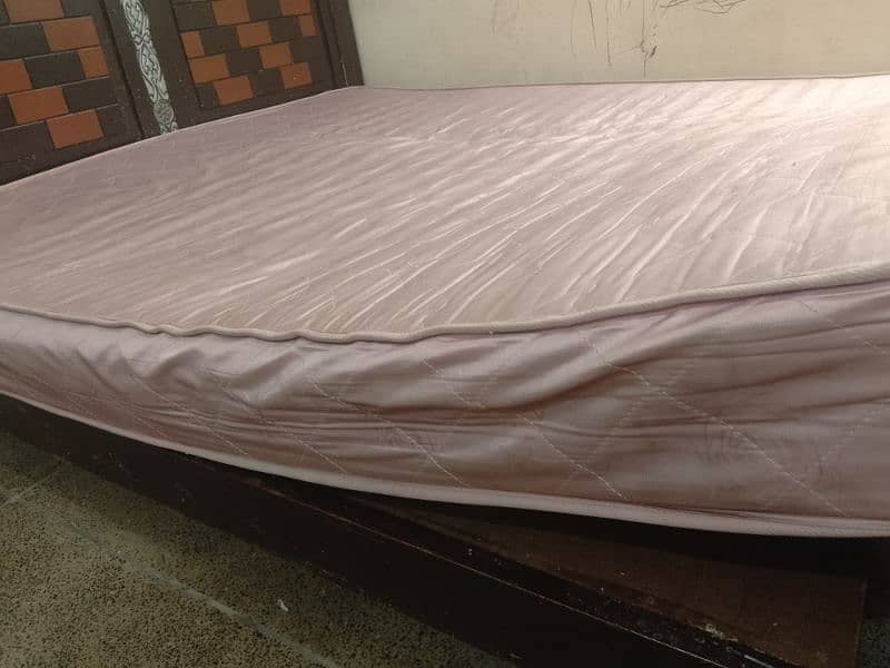 king size bed with spring matress 6 inch 3