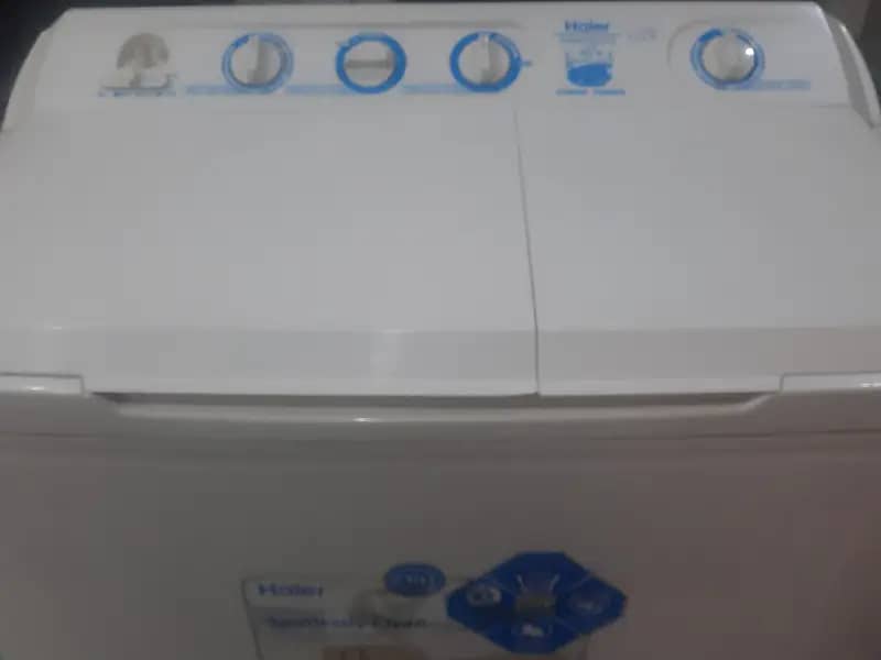 Haier Semi automatic machine with dryer 1