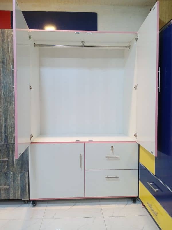 2 door almari/wood works/cupboard/wardrobe for sale/almarih/colorful 6