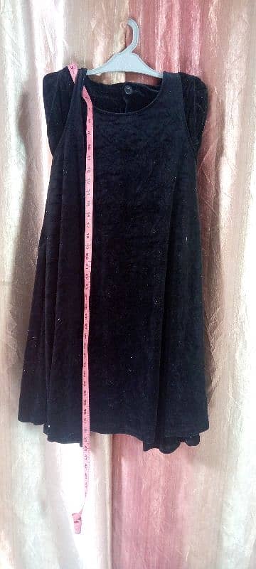 Black branded Valvet dress 0