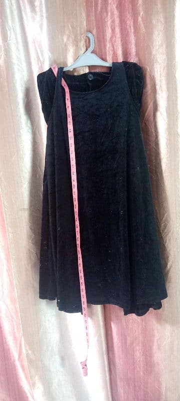 Black branded Valvet dress 2