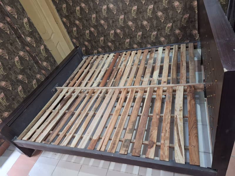 wooden bed king size 2