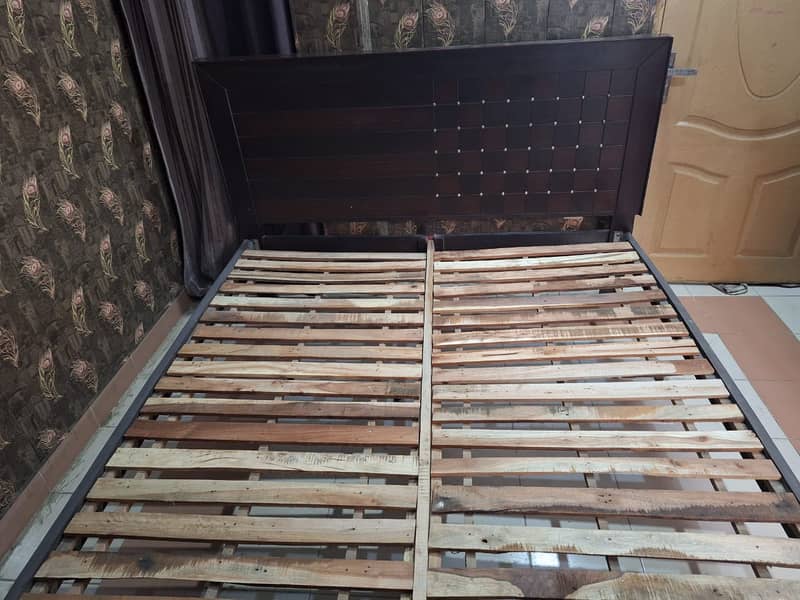 wooden bed king size 6