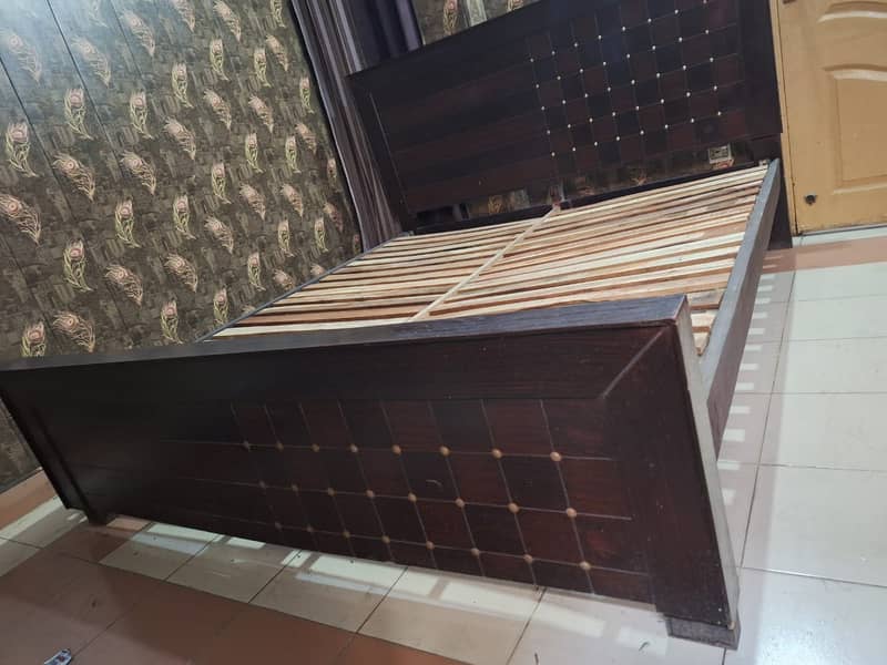 wooden bed king size 8