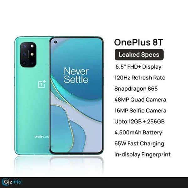 OnePlus 8T 12/256 pta Approved 2