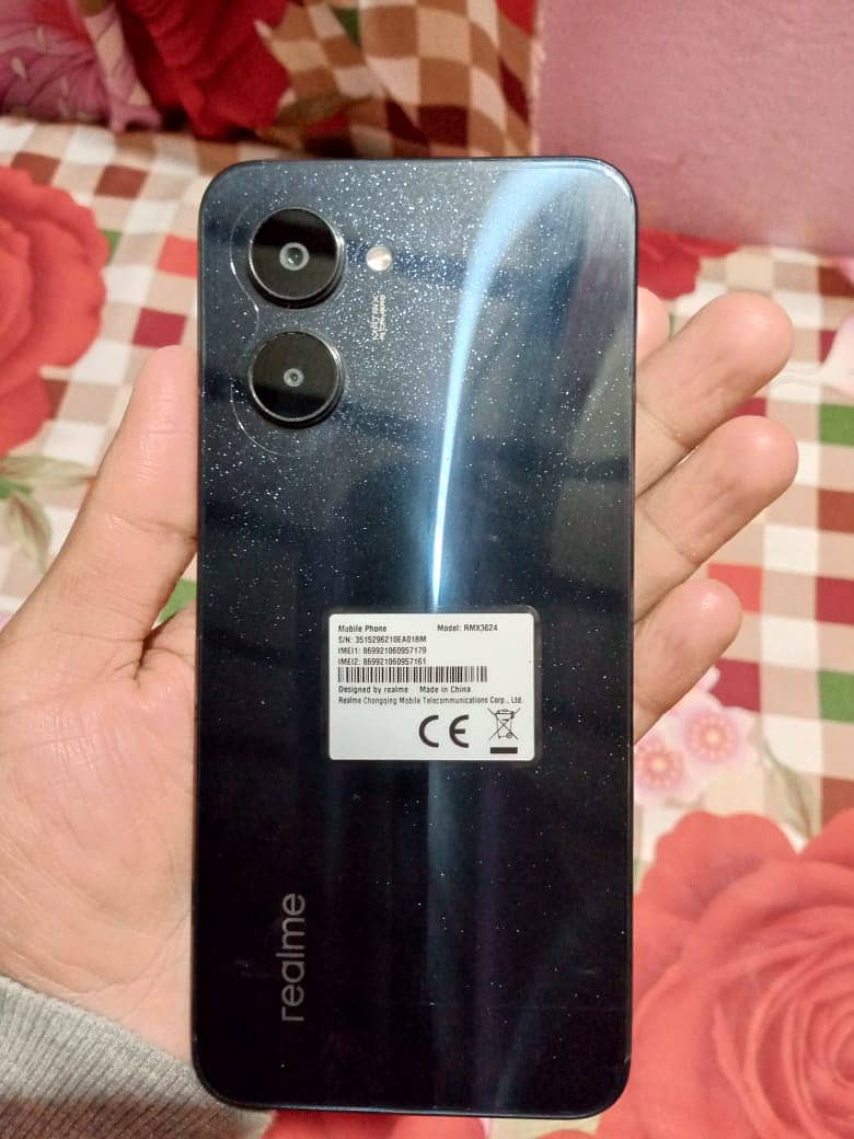 Realme c33 4+4 64GB Complete box hai 0