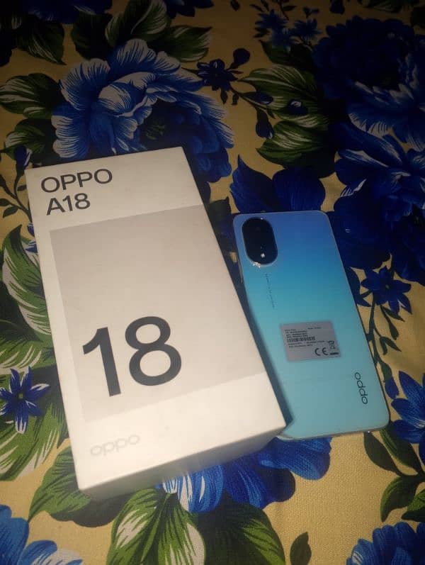 Oppo A18 4+4gb ram 128gb Rom 9