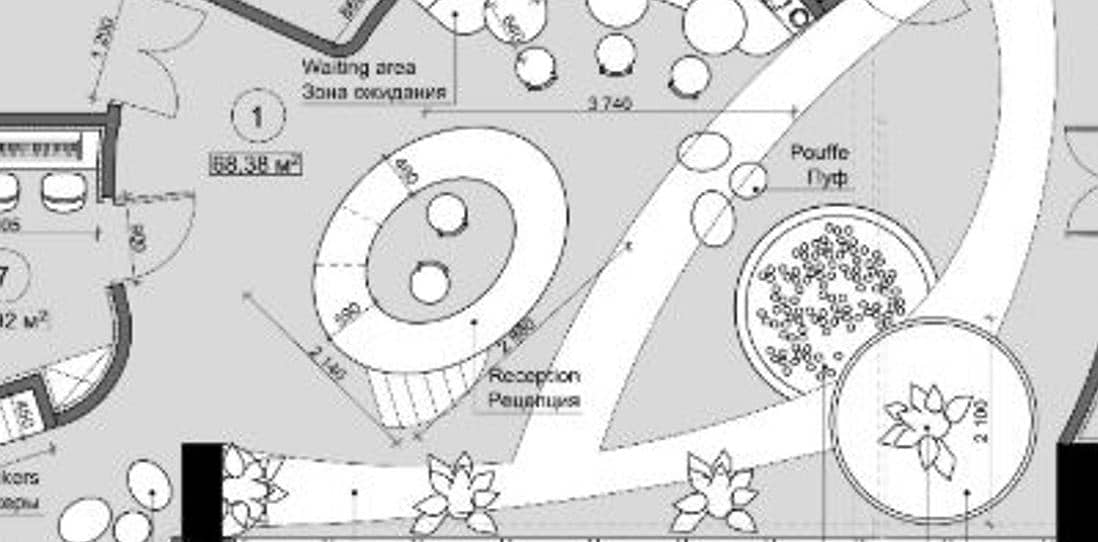 Interior Design and planning with kitchen design and bathroom tiles de 4