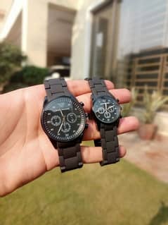 couple watch means and woman's