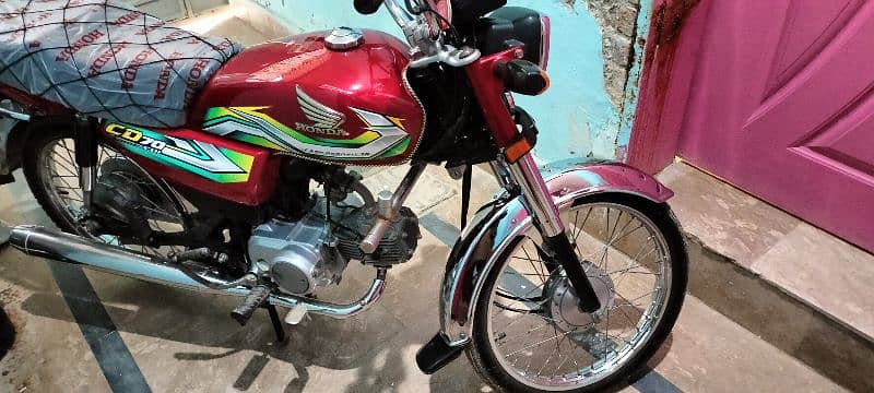 Honda CD 70 model 2023 6