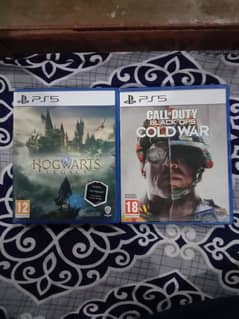 Hogwarts legacy, Call of Duty Cold War Ps5