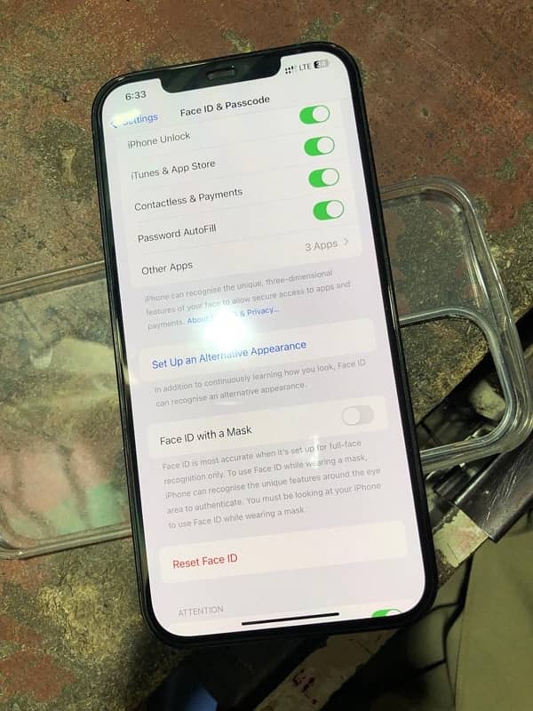 iPhone 12 Pro max dul sim pta approved 256 gb ail ok 6