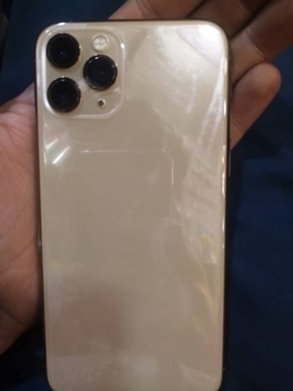 iphone 11 pro 256 gb golden clr dual pta approved 0